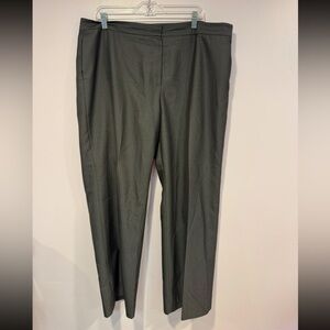 Grey pinstripe‎ Kasper wide leg work pants